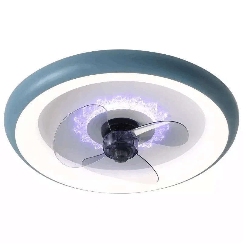 2023 Nordic Simple Newest Bedroom Invisible Intelligence Ceiling Fan Light
