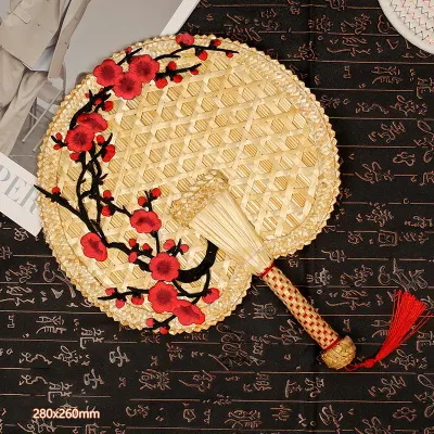 Fans de bambú de mano creativas baratas tejidas del regalo promocional de la decoración del hogar de la fan